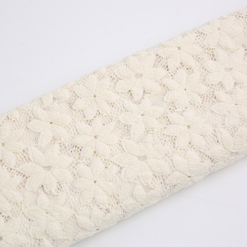 Lace Fabric Dress Polyester Warp Knit for Women's Wear Wholesale Suppl 11